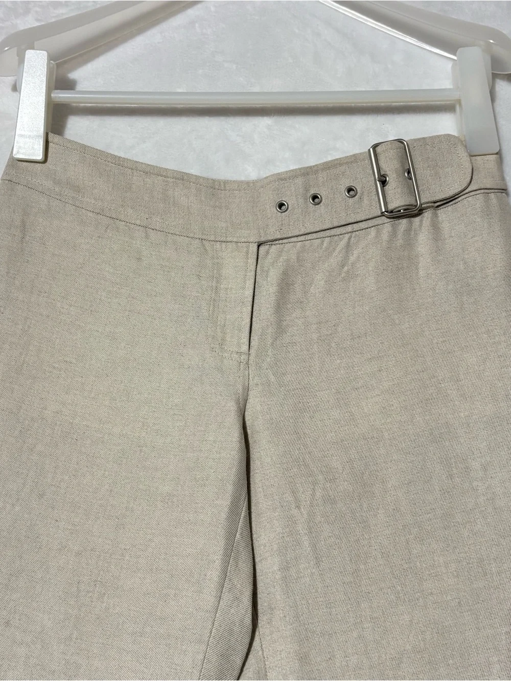 J. Crew Wide Leg Linen Trousers